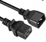 IEC 60320 C20公插，IEC 60320 C19母插，服務器，數據庫，PDU電源線，各國安規標準，AC電源連接線