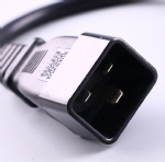 IEC 60320 C20公插，IEC 60320 C19母插，服務器，數(shù)據(jù)庫，PDU電源線，各國安規(guī)標準，AC電源連接線