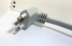 巴西電源線NBR 14136三芯彎角插頭，巴西安規(guī)標(biāo)準(zhǔn)TUV，Inmetro,UC認(rèn)證電源連接線插頭