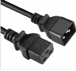 IEC 60320 C20公插，IEC 60320 C19母插，服務器，數據庫，PDU電源線，各國安規標準，AC電源連接線