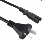 阿根廷電源線,RAM,VDE認證安規標準AC電源連接線，IEC 60320 C7 定制長度 兩芯IRAM 2063阿根廷插頭，顏色自選，八字尾插座，IRAM電源線