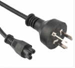 阿根廷電源線,定制電線長度，,IRAM認證，米老鼠插頭,10A插頭,IEC 60320 C5，三芯接地,筆記本電源線，梅花插