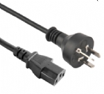 阿根廷電源線 (IRAM電源線) 三芯阿根廷插頭，IEC 60320 C13品子尾，電腦插,定制電源線長度，IRAM認證,安規標準AC電源連接線
