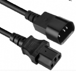 IEC 60320 C14公插，IEC C320 C13母插，電腦機箱電源線，安規標準，AC,電器電源連接線