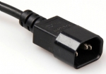 IEC 60320 C14公插，IEC C320 C13母插，電腦機箱電源線，安規標準，AC,電器電源連接線