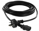 澳大利亞電源線（SAA電源線）三芯奧標10A插頭，IEC 60320 C13 品子尾，電腦插，澳大利亞SAA認證安規標準AC電源連接線