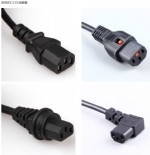 澳大利亞電源線三芯奧標10A插頭，IEC 60320 C13彎頭 右轉，左轉品子尾，電腦插，SAA認證安規標準AC電源連接線