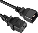 IEC 60320 C20公插，IEC 60320 C19母插，服務器，數據庫，PDU電源線，各國安規標準，AC電源連接線