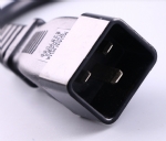 IEC 60320 C20公插，IEC 60320 C19母插，服務器，數據庫，PDU電源線，各國安規標準，AC電源連接線