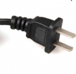 中國電源線 (3C電源線) 國標CCC認證兩芯6A直角GB2099標準AC電源連接線插頭