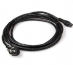 中國電源線 (3C電源線) 國標CCC三芯10A彎角蛇形插頭，IEC 60320 C5 米老鼠，梅花插，筆記本電源線，CCC認證安規標準AC電源連接線