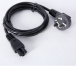 中國電源線 (3C電源線) 國標三芯10A彎角插頭，IEC 60320 C5米老鼠插頭，梅花插，筆記本電源線，CCC認證安規標準AC電源連接線