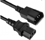 IEC 60320 C14公插，IEC C320 C13母插，電腦機箱電源線，安規標準，AC,電器電源連接線