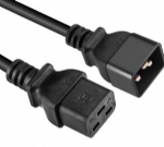 IEC 60320 C20公插，IEC 60320 C19母插，服務器，數據庫，PDU電源線，各國安規標準，AC電源連接線