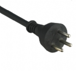 以色列電源線（SI電源線) 直角三芯16A以色列認證SI-32安規標證AC電源連接線插頭