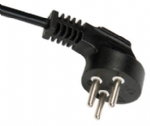 以色列電源線（SI電源線) 彎角三芯16A以色列認證SI-32安規標證AC電源連接線插頭