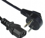 以色列電源線,彎角三芯，16A以色列插頭，IEC 60320 C13 品子尾，電腦插 ，定制電線長度，SI-32安規標準，SII認證