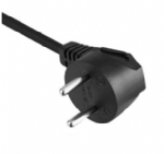 以色列電源線 (SI電源線) 兩芯彎頭16安,以色列SI認證規SI-32標準AC電源連接線插頭