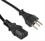瑞士電源線,三芯SEV 1011 瑞士插頭，IEC 60320 C13 品子尾，電腦插,定制電線長度 SEMKO VDE認證