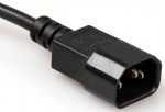 IEC 60320 C14公插，IEC C320 C13母插，電腦機箱電源線，安規標準，AC,電器電源連接線