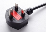 英國電源線 (UK電源) 帶保險絲，注塑式大英插頭，BSI1363A ASTA 認證安規標準AC電源連接線