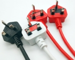 英國(guó)電源線 (UK電源) 帶保險(xiǎn)絲，注塑式大英插頭，BSI1363A ASTA 認(rèn)證安規(guī)標(biāo)準(zhǔn)AC電源連接線