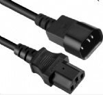 IEC 60320 C14公插，IEC C320 C13母插，電腦機箱電源線，安規標準，AC,電器電源連接線