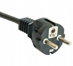 歐洲電源線 (Schuko電源線) CEE7/7直角插 歐盟德國通用VDE安規認證CE電源連接線插頭