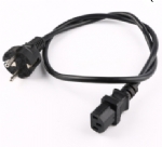 歐洲電源線 (Schuko電源線) 德式直角插頭,IEC 60320 C13 品子尾，電腦插,定制電源線長度,歐盟德國通用,VDE,CE安規認證電源連接線