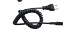 歐洲電源線,CEE7/16,歐插，2.5A，兩芯歐盟，德國，通用插頭，IEC 60320 C7八字尾插座連接器，VDE安規(guī)認證電源連接線