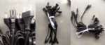 歐洲電源線,CEE7/16,歐插，2.5A，兩芯歐盟，德國，通用插頭，IEC 60320 C7八字尾插座連接器，VDE安規(guī)認證電源連接線