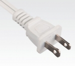 美國電源線 (UL電源線)兩芯NEMA 1-15P 美國UL加拿大cUL認證安規標準AC電源連接線插頭