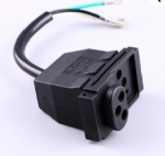 鎮流器電源線，陽光插座鎮流器燈具插座，雙插座，定制電源線長度，美國UL，加拿大cUL認證