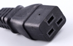 美國電源線，UL電源線，三芯NEMA5-15P北美通用插頭，IEC 60320 C19母插，服務器，機房，PDU插座 ，定制電線長度，美國UL，加拿大cUL認證