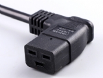 美國電源線，UL電源線，三芯NEMA5-15P北美通用插頭，IEC 60320 C19母插，服務器，機房，PDU插座 ，定制電線長度，美國UL，加拿大cUL認證
