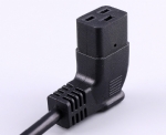 美國電源線，UL電源線，三芯NEMA5-15P北美通用插頭，IEC 60320 C19母插，服務器，機房，PDU插座 ，定制電線長度，美國UL，加拿大cUL認證