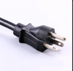 美國電源線 (UL電源線)直頭NEMA 5-20P 美國UL加拿大cUL認證安規標準AC電源連接線插頭